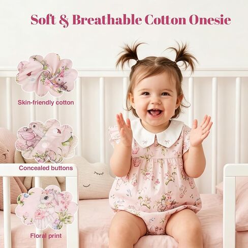 Newborn Baby Girl Gift,Baby Shower Gifts for Girls, Infant New Mom Gift,Gender Reveal Gifts Essentials Gift Basket with Onesise Set for First Visit in Kuwait