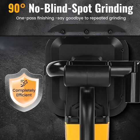 4-Head Concrete Floor Grinder with Extendable Rod, 3800W & 6000 RPM | 4" Concrete Sander with 6-Speed Control & Dust Collection Cover for Cement Marble Floors Granite & Surfaces in Kuwait