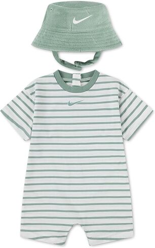 Nike Baby Short Sleeve Romper and Bucket Hat 2-piece Set in Kuwait