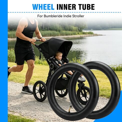 Stroller Wheel Tire Tube for Bumbleride, 12' Wheel Tube Replacement Strollers, Compatible with Models：Indie &Twin& Speed&Era（2pc） in Kuwait
