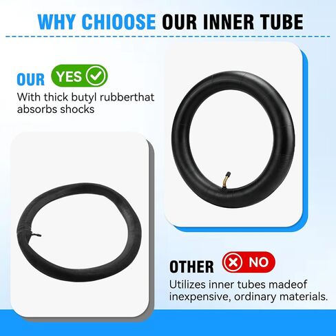 Stroller Wheel Tire Tube for Bumbleride, 12' Wheel Tube Replacement Strollers, Compatible with Models：Indie &Twin& Speed&Era（2pc） in Kuwait