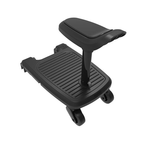 Ingenuity Foldaway Ride-On Board with Removable Seat, 2-in-1 Standing or Seated Toddler Ride, Folds with Stroller, Compatible with 3DSuite Stroller in Kuwait