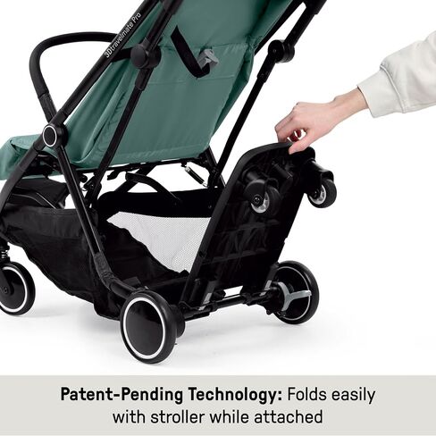 Ingenuity Foldaway Ride-On Board with Removable Seat, 2-in-1 Standing or Seated Toddler Ride, Folds with Stroller, Compatible with 3DSuite Stroller in Kuwait