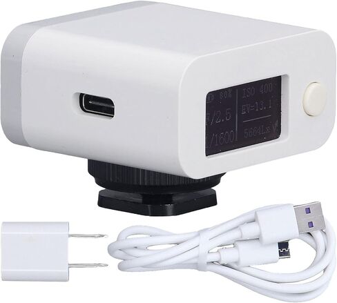 Hilitand Camera Light Meter 45 Reflective Photometer with USB Cable 0.96in OLED Display for Shutter Priority Metering in Kuwait