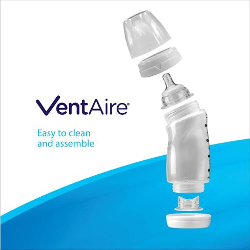 Playtex Baby Ventaire Anti Colic Baby Bottle, BPA Free, Pink, 6 Ounce - 3 Pack in Kuwait