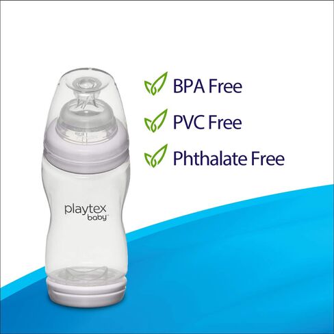 Playtex Baby Ventaire Anti Colic Baby Bottle, BPA Free, Pink, 6 Ounce - 3 Pack in Kuwait
