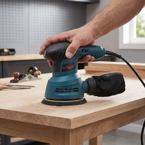 5in Sander,Low Vibration Variable Speed Corded Sander for Woodworking (US Plug 110V) in Kuwait