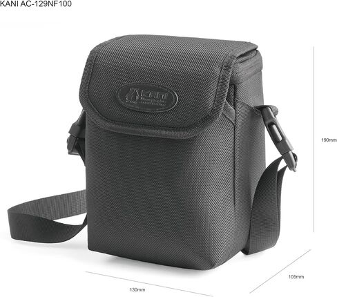 KANI 816269 Filter Case, 3.9 inches (100 mm) Wide Semi-Hard Case for Square Filters, 7 Pieces (3 x 3.9 x 5.9 inches (100 x 150 mm) x 3.9 inches (100 x 150 mm) + Holder Storage, Shoulder Strap Included in Kuwait