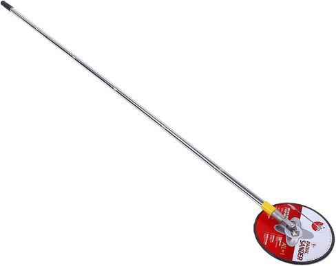 9 Inch Pole Sander with 25 Sanding Sheets 80-240 Grit, Alumina Oxide Discs, 360 Rotating Head, Adjustable Extension for Drywall Ceiling Painting Prep in Kuwait