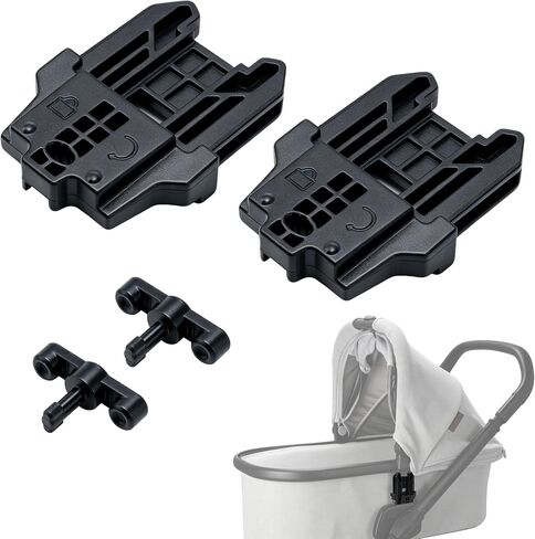 Stroller Adapter Connector for UPPAbabyV1/V2/V3 Bassinet to Nuna Mixx Next-Easy to Install, Safe and Durable Adapter to Connect Strollers and Bassinets (2-Pack) in Kuwait