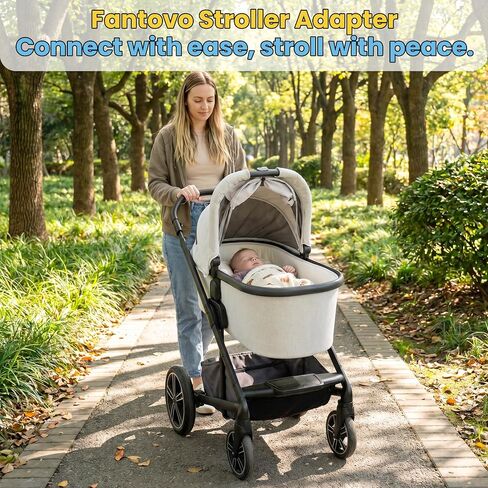 Stroller Adapter Connector for UPPAbabyV1/V2/V3 Bassinet to Nuna Mixx Next-Easy to Install, Safe and Durable Adapter to Connect Strollers and Bassinets (2-Pack) in Kuwait
