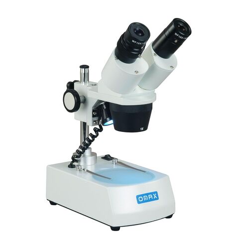 OMAX 10X-20X-30X-60X LED Binocular Stereo Microscope with Dual LED Lights in Kuwait