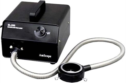 AmScope HL150-BR 150w Fiber Optic Ring Light Illuminator for Microscopes in Kuwait