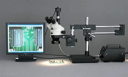 AmScope HL150-BR 150w Fiber Optic Ring Light Illuminator for Microscopes in Kuwait