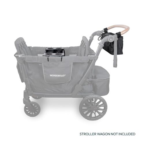WONDERFOLD L4 Accessory Bundle for 4-Seater Stroller Wagons – Includes 4-Cup Parent Console with Insulated Drink Holders and L4 Flex Snack Tray in Kuwait