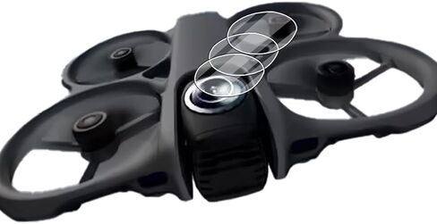 3 Pack for DJI Avata 360 Lens protector, Anti-Scratch High-Clarity Flexible Lens Protection, Bubble-Free, HD Transparent Protective Soft Film. in Kuwait