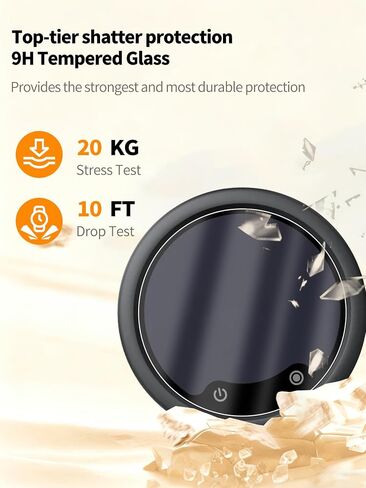 Screen Protector for Insta360 Mic Pro, 2 Pack Transmitter Tempered Glass & 2 Pack Receiver Film, HD Clear Anti-Scratch Bubble Free in Kuwait