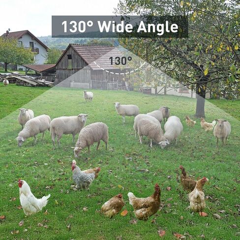 Trail Camera Full Color Night Vision 4K 64MP Solar WiFi Game Camera 0.1s Trigger Speed 130° Motion Detection IP67 Rechargeable Trail Cam with 7500mAh Battery for Wildlife Monitoring Backyard Security in Kuwait