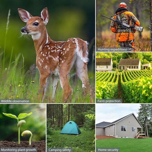 Trail Camera Full Color Night Vision 4K 64MP Solar WiFi Game Camera 0.1s Trigger Speed 130° Motion Detection IP67 Rechargeable Trail Cam with 7500mAh Battery for Wildlife Monitoring Backyard Security in Kuwait