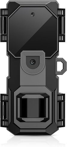 36MP 2K Mini Trail Camera with Secure Mounting, IP66 Waterproof | Game Camera with 0.1s Fast Trigger, Night Vision, Lockable Housing, Wider Strap & Reinforced Buckle, Wildlife Monitoring in Kuwait