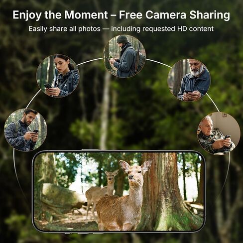 GardePro X66 Pro 2-Pack Cellular Trail Cameras (Non-WiFi), Rechargeable Battery, Live View, Instant Alerts, Shared Data Plan, Built-in GPS, Motion Activiated in Kuwait