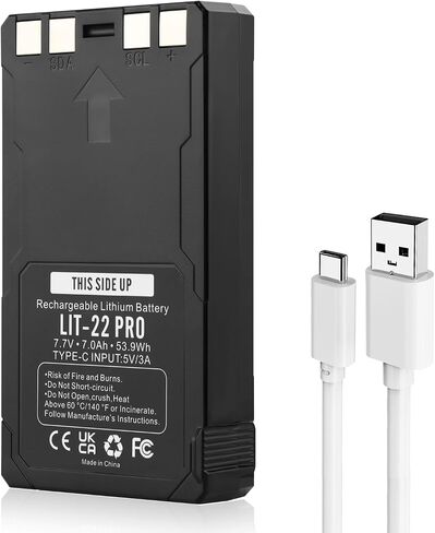 LIT-22 Battery 7000mAh Rechargeable Battery for SPYPOINT Flex Trail Camera in Kuwait