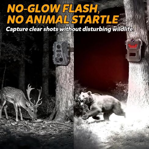 WOSODA ﻿3 Pack Trail Cameras, 48MP 4K No-Glow Night Vision Game Camera, Trail Cam with Motion Activated, IP66 Waterproof,2''LCD Screen,120° Wide Lens Wildlife Camera,Outdoor Scouting & Security in Saudi Arabia