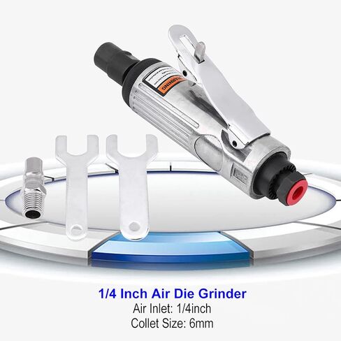Compact Air Grinder Grinding Kit for Polishing Metal Moulds 90PSI Silent Operation for Safe Use in Kuwait