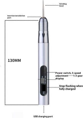 Electric Grinding Tool, Small Electric Grinder Electric Polishing Grinder in Kuwait