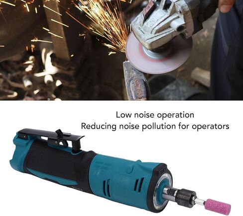 Asixxsix Straight Grinder, Electric Cordless 12V Lithium Battery Powered with Light, 3 Speed Variable, 1/4 Inch Chuck, for Grinding Polishing Sanding Deburring Metal in Kuwait