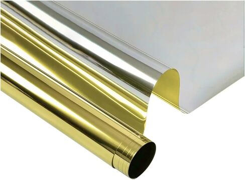 Sunscreen Window Insulation Film Glass Privacy Tint for Home Foil Non Adhesive Static Cling Stickers Block UV for Room(Color 3) in Kuwait