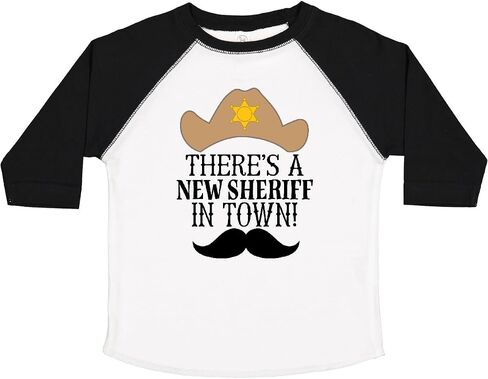 inktastic New Sheriff in Town Boys Toddler T-Shirt in Kuwait