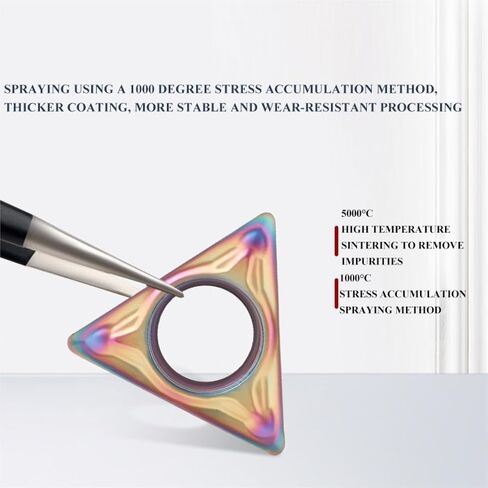 10PCS TPMH090204 Small Bore Triangle Turning Tools CNC Lathe Carbide Inserts Internal Hard Alloy Cutting Blades in Kuwait