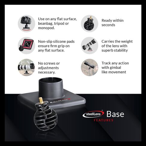 Camera/Telephoto Lens Gimbal-Like Stabiliser Combo Kit Inc. Gimbal-Like Base Support & Camera Bracket in Kuwait