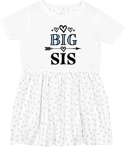 inktastic Big Sis Girls New Sister Announcement Toddler Dress in Kuwait