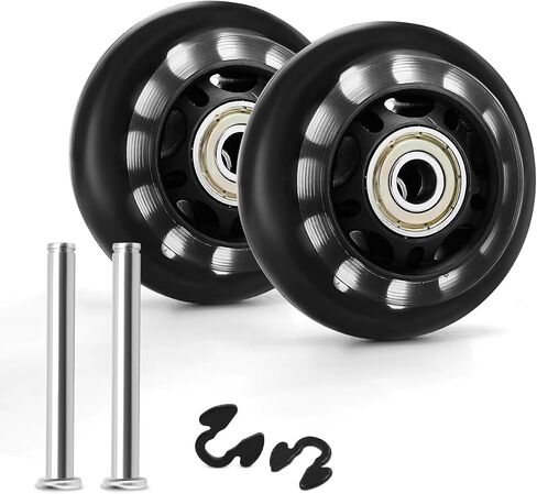 2PCS Replacement Wheels for Pelican Storm iM Series Cases, Heavy Duty Rubber Case Wheels for Pelican Storm iM2500 to iM3410 Cases in Kuwait