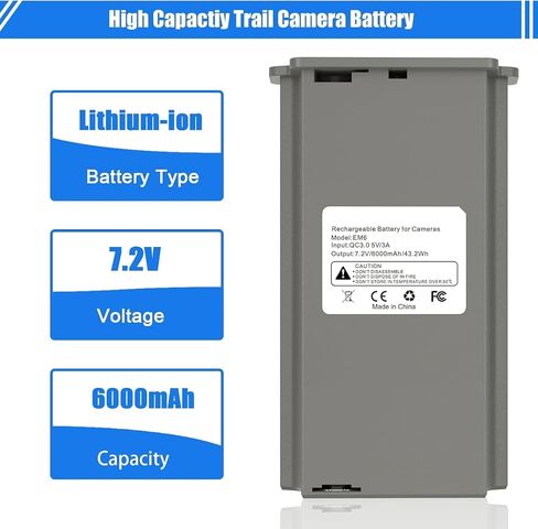 4 Pack New Reveal Rechargeable Battery + Cartridge 4 Port Charger, Compatible with TACTACAM Reveal X Gen 3.0, Pro 3.0,X PRO, X 2.0, X, SK, XB Cellular Trail Camera in Kuwait
