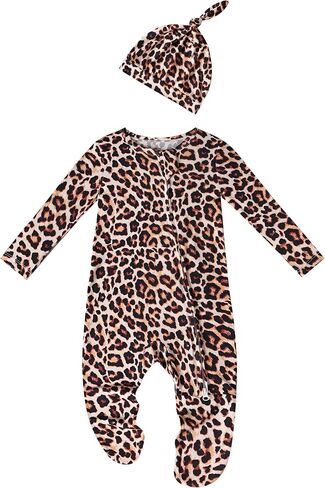 Baby One-Piece Footies Long Sleeve Rompers 2-Way Zipper, Viscose from Bamboo Baby Bodysuit Clothes for Boys Girls in Kuwait