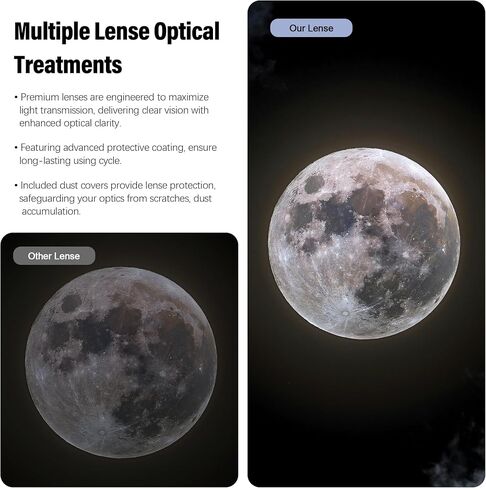 Astromania 1.25" Color/Planetary Filter - #8 Yellow - Bundle with - 1.25" 90-Degree Diagonal Mirror in Kuwait