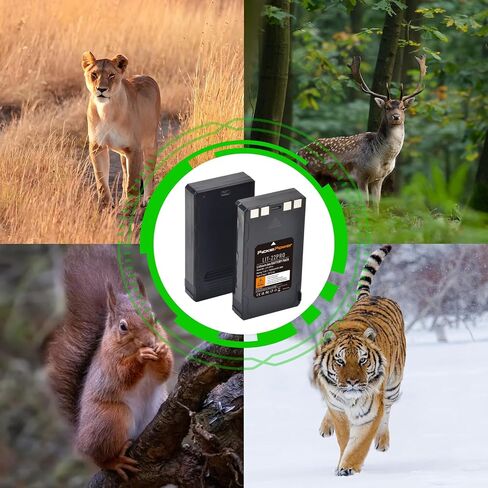 Pickle Power 2 Pack LIT-22 Battery for SPYPOINT Trail Camera, 7000mAh Rechargeable Lithium Battery Compatible with Flex-M, G-36, Plus, Flex-S Cellular Trail Cameras in Kuwait