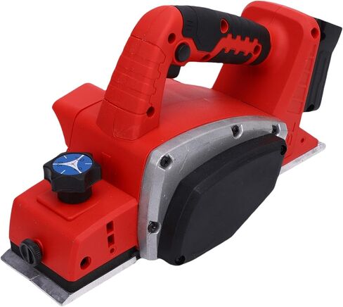 ViaGasaFamido Cordless Electric Wood Planer, Brushless 15000 RPM Adjustable Depth Planing Tool for Woodworking Carpentry ABS 82mm Width 0 to 2mm Depth Battery Not Included in Kuwait