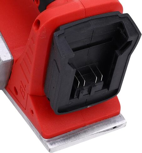 ViaGasaFamido Cordless Electric Wood Planer, Brushless 15000 RPM Adjustable Depth Planing Tool for Woodworking Carpentry ABS 82mm Width 0 to 2mm Depth Battery Not Included in Kuwait