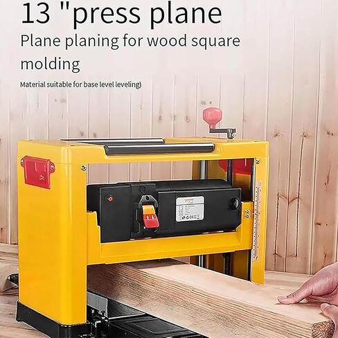 220V Bench Top Thickness Planer 2000W Woodworking Tools, 8000rpm High Speed ​​Woodworking Cutting Machine for DIY and Wood Processing in Kuwait