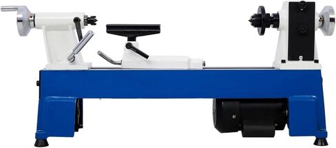 Benchtop Wood Lathe 10" X 18" Wood Lathe Machine 5 Variable Speeds 500/750/1150/1800/3200RPM Mini Wood Turning Lathe in Kuwait