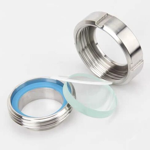 1Pcs 108mm Sight Glass Diopter Stainless Steel SS304 Circular Viewing Sight Glass in Kuwait