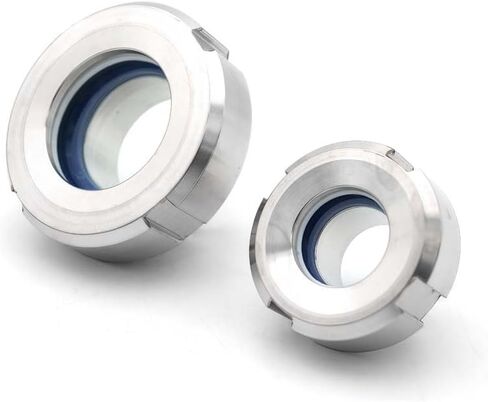 1pc Tube Outer Diameter 108mm SS304 Stainless Steel Sight Glass Diopter Circular Viewing Sight Glass in Kuwait