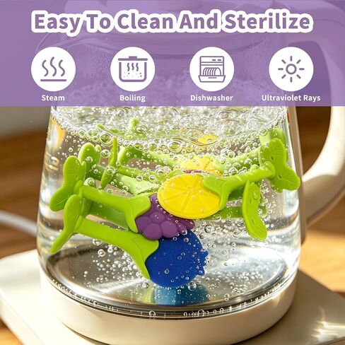 Teething Toys for Babies (5 Pack), Baby Essentials, BPA-Free Silicone in Kuwait