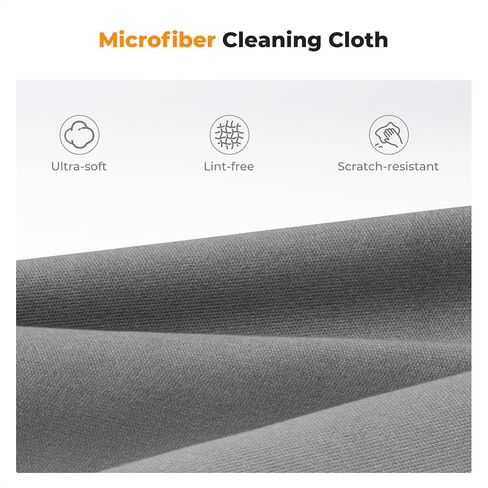 K&F Concept 15CM+40CM Microfiber Cleaning Cloths with 60ML Screen Cleaner for Cleaning Camera Lenses, Glasses, Screens, Cell Phone, Eyeglasses, LCD TV Screens, Tablets in Kuwait