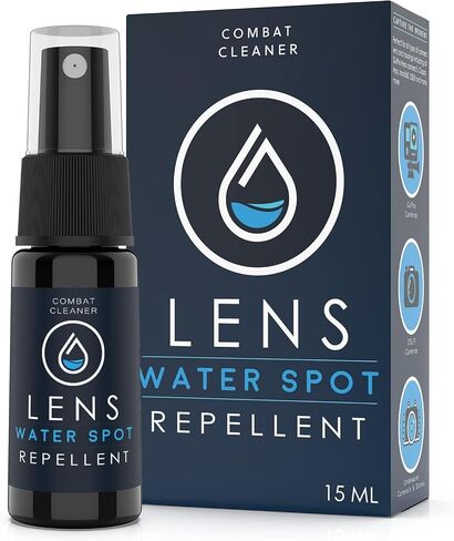 Spray and Microfiber Lens Cleaner Care Kit - Water Spot Repellent Camera Lens and Optical Cleaning Solution for Coated Lenses, Binoculars, Scopes, Cameras, Glasses, Sunglasses, Screens in Kuwait