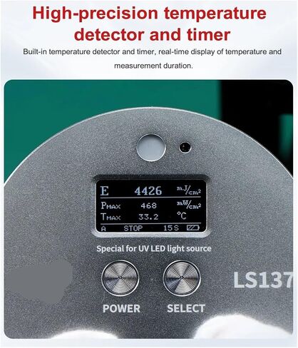 Light Meter, UV Meter Uv Energy Radiometer UVA LED Light Sources LS137 Measure Power and Temperature Ultra Small Size,Light Meter Photography in Kuwait